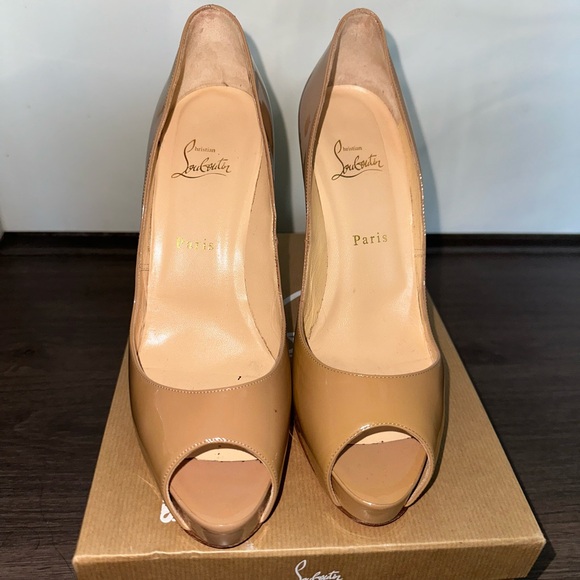 Christian Louboutin Very Prive 120 Patent Calf Heels – Size 41 ✨ - Picture 1 of 9
